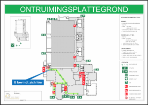 Zijn de ontruimingsplattegronden nog up-to-date? 1