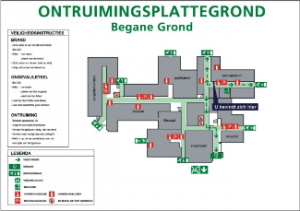 Ontruimingsplattegronden Bedrijfsnoodplan Ontruimingsplan Calamiteitenplan Vluchtroute - Noodtrap